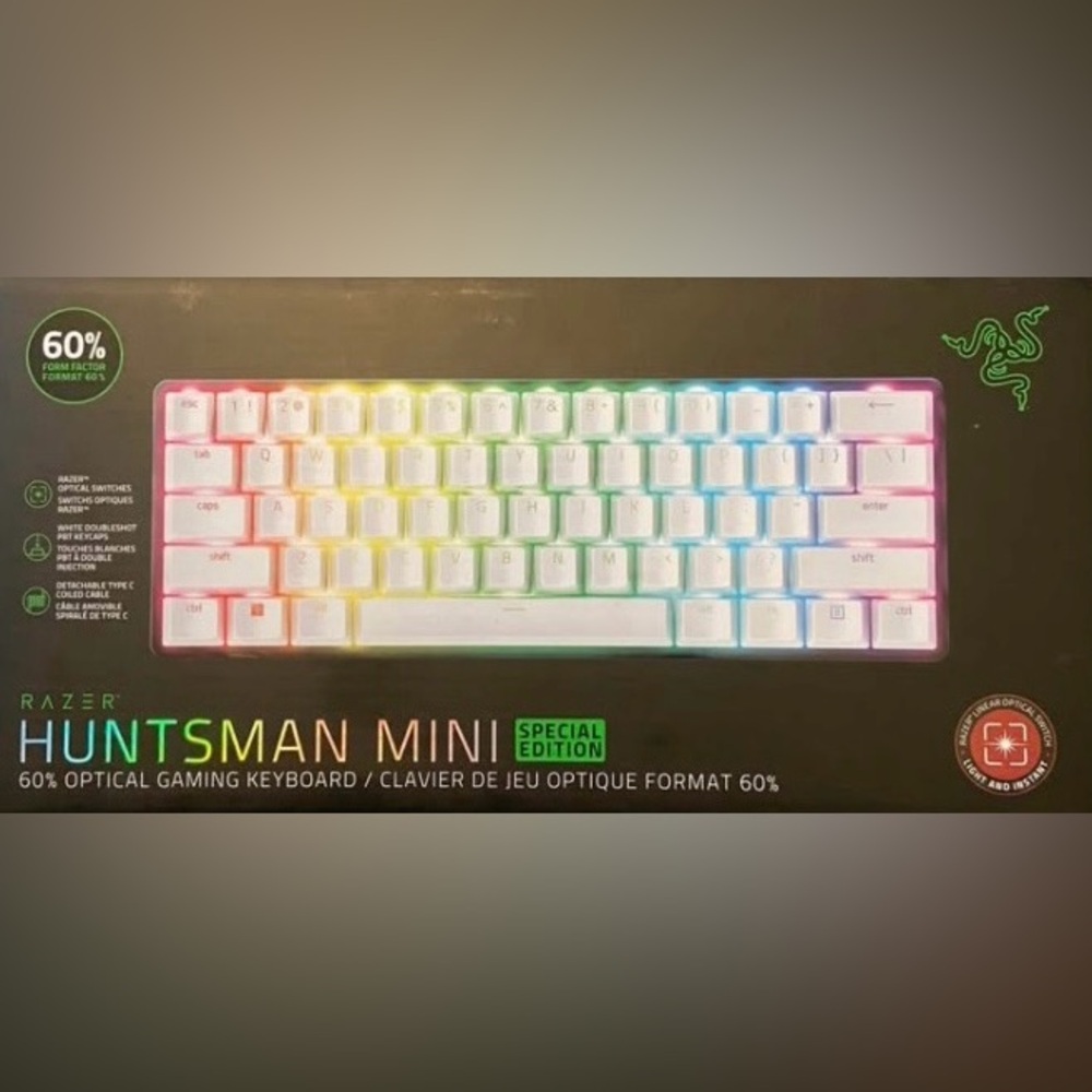 Razer Hunstman special edition mini keyboard and Basilisk v3 X hyperspeed Mouse